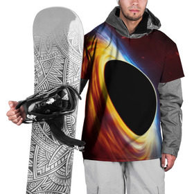 Накидка на куртку 3D с принтом Black planet в Петрозаводске, 100% полиэстер |  | black hole | planet | space | астрономия | вселенная | звёзды | космос | млечный путь | планета | чёрная дыра