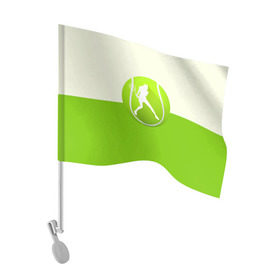 Флаг для автомобиля с принтом Теннис в Петрозаводске, 100% полиэстер | Размер: 30*21 см | sport | логотип | мяч | спорт | теннис
