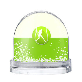 Снежный шар с принтом Теннис в Петрозаводске, Пластик | Изображение внутри шара печатается на глянцевой фотобумаге с двух сторон | sport | логотип | мяч | спорт | теннис