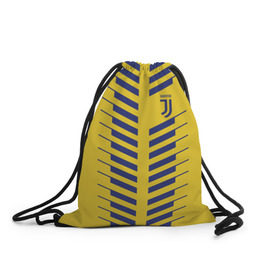 Рюкзак-мешок 3D с принтом Juventus 2018 Creative #1 в Петрозаводске, 100% полиэстер | плотность ткани — 200 г/м2, размер — 35 х 45 см; лямки — толстые шнурки, застежка на шнуровке, без карманов и подкладки | Тематика изображения на принте: 