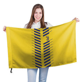 Флаг 3D с принтом Juventus 2018 Creative #1 в Петрозаводске, 100% полиэстер | плотность ткани — 95 г/м2, размер — 67 х 109 см. Принт наносится с одной стороны | 