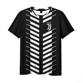 Мужская футболка 3D с принтом Juventus 2018 Creative #2 в Петрозаводске, 100% полиэфир | прямой крой, круглый вырез горловины, длина до линии бедер | Тематика изображения на принте: juventus | футбол | футбольный клуб | ювентус