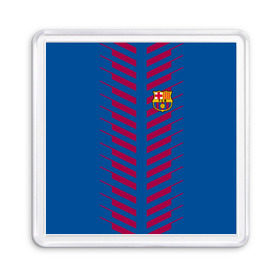 Магнит 55*55 с принтом FC Barcelona 2018 Creative в Петрозаводске, Пластик | Размер: 65*65 мм; Размер печати: 55*55 мм | fc | fc barcelona | fcb | барселона | мяч | спорт | футбол | футбольный клуб