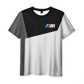 Мужская футболка 3D с принтом BMW 2018 SportWear #5 в Петрозаводске, 100% полиэфир | прямой крой, круглый вырез горловины, длина до линии бедер | bmw | автомобиль | автомобильные | бмв | машины