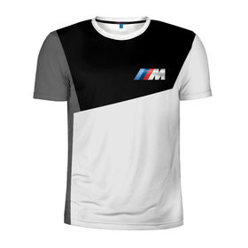 Мужская футболка 3D спортивная с принтом BMW 2018 SportWear #5 в Петрозаводске, 100% полиэстер с улучшенными характеристиками | приталенный силуэт, круглая горловина, широкие плечи, сужается к линии бедра | bmw | автомобиль | автомобильные | бмв | машины
