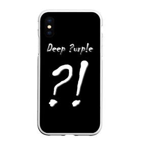 Чехол для iPhone XS Max матовый с принтом Deep Purple в Петрозаводске, Силикон | Область печати: задняя сторона чехла, без боковых панелей | album | british | deep purple | england | heavy metal | rock group | альбом | англия | британская | рок группа | хеви металл