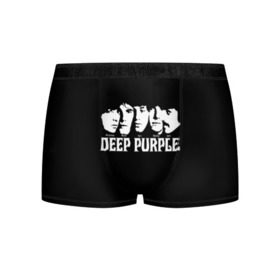 Мужские трусы 3D с принтом Deep Purple в Петрозаводске, 50% хлопок, 50% полиэстер | классическая посадка, на поясе мягкая тканевая резинка | Тематика изображения на принте: album | british | deep purple | england | heavy metal | rock group | альбом | англия | британская | рок группа | хеви металл
