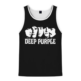 Мужская майка 3D с принтом Deep Purple в Петрозаводске, 100% полиэстер | круглая горловина, приталенный силуэт, длина до линии бедра. Пройма и горловина окантованы тонкой бейкой | Тематика изображения на принте: album | british | deep purple | england | heavy metal | rock group | альбом | англия | британская | рок группа | хеви металл