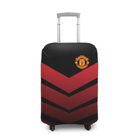 Чехол для чемодана 3D с принтом Manchester United 2018 Arrow в Петрозаводске, 86% полиэфир, 14% спандекс | двустороннее нанесение принта, прорези для ручек и колес | fc | manchester united | манчестер юнайтед | спорт | спортивные | футбол | футбольный клуб
