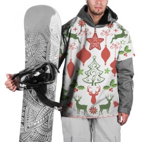 Накидка на куртку 3D с принтом Праздника нам приходит в Петрозаводске, 100% полиэстер |  | год | елка | зима | новинки | новый | популярное | праздник | символ | снег | узор