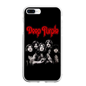 Чехол для iPhone 7Plus/8 Plus матовый с принтом Deep Purple в Петрозаводске, Силикон | Область печати: задняя сторона чехла, без боковых панелей | album | british | deep purple | england | heavy metal | rock group | альбом | англия | британская | рок группа | хеви металл