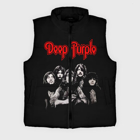 Мужской жилет утепленный 3D с принтом Deep Purple в Петрозаводске,  |  | album | british | deep purple | england | heavy metal | rock group | альбом | англия | британская | рок группа | хеви металл