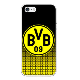 Чехол для iPhone 5/5S матовый с принтом FC Borussia 2018 Original #1 в Петрозаводске, Силикон | Область печати: задняя сторона чехла, без боковых панелей | боруссия | дортмунд