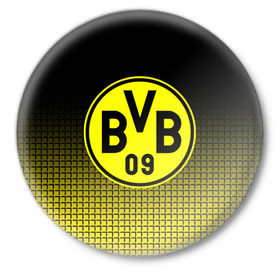 Значок с принтом FC Borussia 2018 Original #1 в Петрозаводске,  металл | круглая форма, металлическая застежка в виде булавки | боруссия | дортмунд