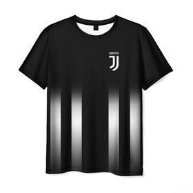 Мужская футболка 3D с принтом Juventus 2018 Line в Петрозаводске, 100% полиэфир | прямой крой, круглый вырез горловины, длина до линии бедер | Тематика изображения на принте: fc | juventus | спорт | фк | футбол | ювентус