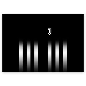 Поздравительная открытка с принтом Juventus 2018 Line в Петрозаводске, 100% бумага | плотность бумаги 280 г/м2, матовая, на обратной стороне линовка и место для марки
 | Тематика изображения на принте: fc | juventus | спорт | фк | футбол | ювентус