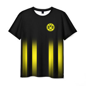 Мужская футболка 3D с принтом FC Borussia 2018 Line в Петрозаводске, 100% полиэфир | прямой крой, круглый вырез горловины, длина до линии бедер | боруссия | дортмунд