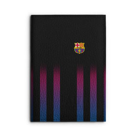 Обложка для автодокументов с принтом FC Barcelona Color Line в Петрозаводске, натуральная кожа |  размер 19,9*13 см; внутри 4 больших “конверта” для документов и один маленький отдел — туда идеально встанут права | Тематика изображения на принте: fc barcelona | fcb | барселона | спорт | спортивные | фк | футбол