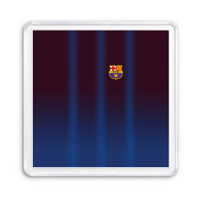 Магнит 55*55 с принтом FC Barcelona Gradient в Петрозаводске, Пластик | Размер: 65*65 мм; Размер печати: 55*55 мм | fc | fc barcelona | fcb | барселона | спорт | спортивные | фк | футбол