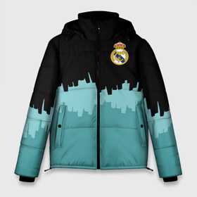 Мужская зимняя куртка 3D с принтом Real Madrid 2018 Paints в Петрозаводске, верх — 100% полиэстер; подкладка — 100% полиэстер; утеплитель — 100% полиэстер | длина ниже бедра, свободный силуэт Оверсайз. Есть воротник-стойка, отстегивающийся капюшон и ветрозащитная планка. 

Боковые карманы с листочкой на кнопках и внутренний карман на молнии. | fc | real madrid | реал мадрид | спорт | спортивные | фк | футбол