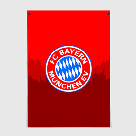 Постер с принтом FC Bayern 2018 Paints в Петрозаводске, 100% бумага
 | бумага, плотность 150 мг. Матовая, но за счет высокого коэффициента гладкости имеет небольшой блеск и дает на свету блики, но в отличии от глянцевой бумаги не покрыта лаком | bayern | fc | бавария | спорт | спортивные | фк | футбол