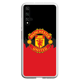 Чехол для Honor 20 с принтом Manchester United 2018 Paints в Петрозаводске, Силикон | Область печати: задняя сторона чехла, без боковых панелей | fc | manchester united | манчестер юнайтед | спорт | спортивные | фк | футбол