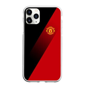 Чехол для iPhone 11 Pro матовый с принтом Manchester United Элита в Петрозаводске, Силикон |  | fc | manchester united | манчестер юнайтед | спортивные | футбол