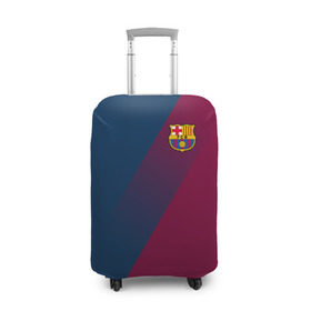 Чехол для чемодана 3D с принтом FC Barcelona 2018 Элита в Петрозаводске, 86% полиэфир, 14% спандекс | двустороннее нанесение принта, прорези для ручек и колес | fc barcelona | fcb | барселона | спорт | спортивные | фк | футбол