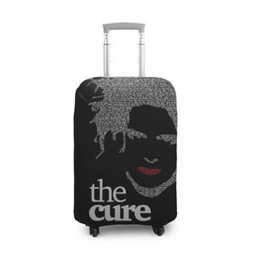 Чехол для чемодана 3D с принтом The Cure в Петрозаводске, 86% полиэфир, 14% спандекс | двустороннее нанесение принта, прорези для ручек и колес | robert smith | rock band | the cure | uk | британия | роберт смит | рок группа