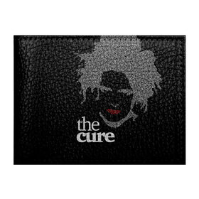 Обложка для студенческого билета с принтом The Cure в Петрозаводске, натуральная кожа | Размер: 11*8 см; Печать на всей внешней стороне | robert smith | rock band | the cure | uk | британия | роберт смит | рок группа