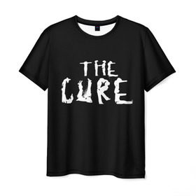 Мужская футболка 3D с принтом The Cure в Петрозаводске, 100% полиэфир | прямой крой, круглый вырез горловины, длина до линии бедер | robert smith | rock band | the cure | uk | британия | роберт смит | рок группа
