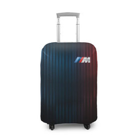 Чехол для чемодана 3D с принтом BMW M Abstract Design в Петрозаводске, 86% полиэфир, 14% спандекс | двустороннее нанесение принта, прорези для ручек и колес | bmw | bmw motorsport | bmw performance | carbon | m | motorsport | performance | sport | бмв | карбон | моторспорт | спорт