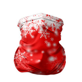 Бандана-труба 3D с принтом Новогоднее чудо 1 в Петрозаводске, 100% полиэстер, ткань с особыми свойствами — Activecool | плотность 150‒180 г/м2; хорошо тянется, но сохраняет форму | новый год | снег | снежинки