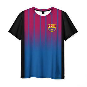 Мужская футболка 3D с принтом FC Barcelona 2018 в Петрозаводске, 100% полиэфир | прямой крой, круглый вырез горловины, длина до линии бедер | fc | fc barcelona | fcb | барселона | спорт | спортивные | футбол | футбольный клуб