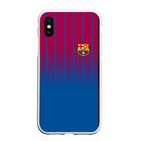 Чехол для iPhone XS Max матовый с принтом FC Barcelona 2018 в Петрозаводске, Силикон | Область печати: задняя сторона чехла, без боковых панелей | fc | fc barcelona | fcb | барселона | спорт | спортивные | футбол | футбольный клуб