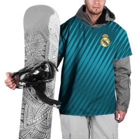 Накидка на куртку 3D с принтом Real Madrid 2018 Sportwear в Петрозаводске, 100% полиэстер |  | Тематика изображения на принте: 