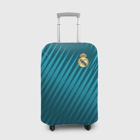 Чехол для чемодана 3D с принтом Real Madrid 2018 Sportwear в Петрозаводске, 86% полиэфир, 14% спандекс | двустороннее нанесение принта, прорези для ручек и колес | 