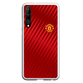 Чехол для Honor P30 с принтом Manchester United Sportwear в Петрозаводске, Силикон | Область печати: задняя сторона чехла, без боковых панелей | emirates | fc | manchester united | геометрия | манчестер юнайтед | спорт | футбол | футбольный клуб | эмблема