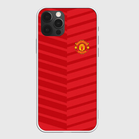 Чехол для iPhone 12 Pro с принтом Manchester United 2018 Reverse в Петрозаводске, силикон | область печати: задняя сторона чехла, без боковых панелей | emirates | fc | manchester united | геометрия | манчестер юнайтед | спорт | футбол | футбольный клуб | эмблема