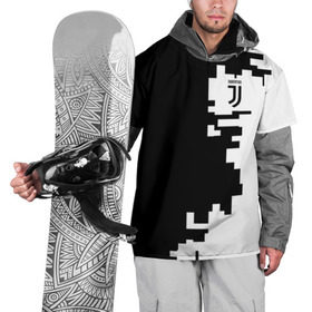 Накидка на куртку 3D с принтом Juventus 2018 Geometry Sport в Петрозаводске, 100% полиэстер |  | 