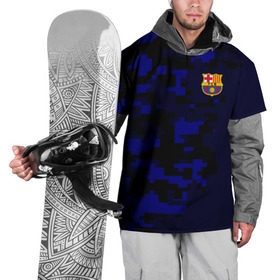 Накидка на куртку 3D с принтом FC Barca 2018 Military Sport в Петрозаводске, 100% полиэстер |  | Тематика изображения на принте: fc | fc barcelona | fcb |   | барселона | спорт | спортивные | фк | футбол