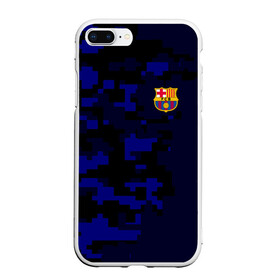 Чехол для iPhone 7Plus/8 Plus матовый с принтом FC Barca 2018 Military Sport в Петрозаводске, Силикон | Область печати: задняя сторона чехла, без боковых панелей | fc | fc barcelona | fcb |   | барселона | спорт | спортивные | фк | футбол