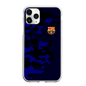 Чехол для iPhone 11 Pro матовый с принтом FC Barca 2018 Military Sport в Петрозаводске, Силикон |  | fc | fc barcelona | fcb |   | барселона | спорт | спортивные | фк | футбол