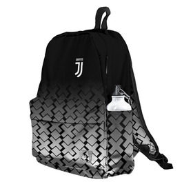 Рюкзак 3D с принтом Juventus 2018 X Sport в Петрозаводске, 100% полиэстер | лямки с регулируемой длиной, сверху петелька, чтобы рюкзак можно было повесить на вешалку. Основное отделение закрывается на молнию, как и внешний карман. Внутри два дополнительных кармана, один из которых закрывается на молнию. По бокам два дополнительных кармашка | fc | juventus | спорт | спортивные | фк | футбол | ювентус