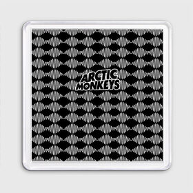 Магнит 55*55 с принтом Arctic Monkeys в Петрозаводске, Пластик | Размер: 65*65 мм; Размер печати: 55*55 мм | 