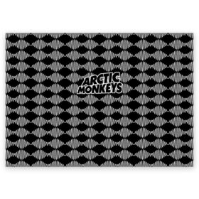 Поздравительная открытка с принтом Arctic Monkeys в Петрозаводске, 100% бумага | плотность бумаги 280 г/м2, матовая, на обратной стороне линовка и место для марки
 | 