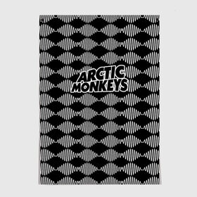 Постер с принтом Arctic Monkeys в Петрозаводске, 100% бумага
 | бумага, плотность 150 мг. Матовая, но за счет высокого коэффициента гладкости имеет небольшой блеск и дает на свету блики, но в отличии от глянцевой бумаги не покрыта лаком | 