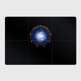 Магнитный плакат 3Х2 с принтом Stargate в Петрозаводске, Полимерный материал с магнитным слоем | 6 деталей размером 9*9 см | sg1 | wormhole | другие миры | зв1 | звёздные врата | кротовая нора | портал | тоннель | червоточина