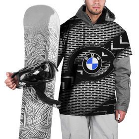 Накидка на куртку 3D с принтом BMW Carboniferous 2018 в Петрозаводске, 100% полиэстер |  | abstraction | carboniferous | карбон | текстуры