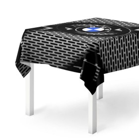Скатерть 3D с принтом BMW Carboniferous 2018 в Петрозаводске, 100% полиэстер (ткань не мнется и не растягивается) | Размер: 150*150 см | abstraction | carboniferous | карбон | текстуры